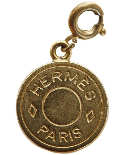 Hermès Pendentif Clou de Selle - Métallisé