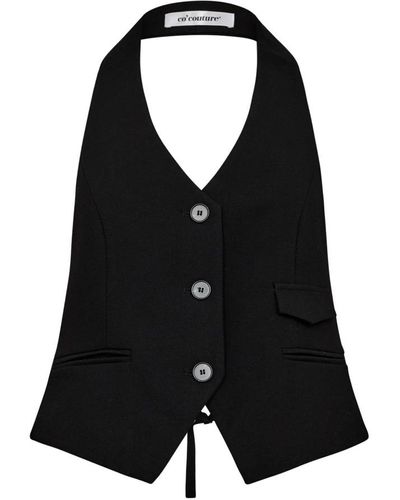 co'couture Vests - Black