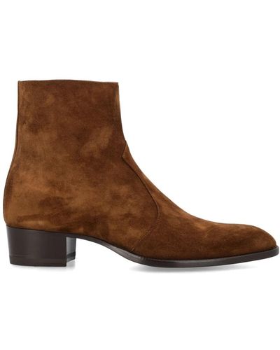 Saint Laurent Ankle Boots - Brown
