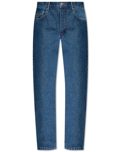 A.P.C. Jeans a gamba dritta rilassata - Blu