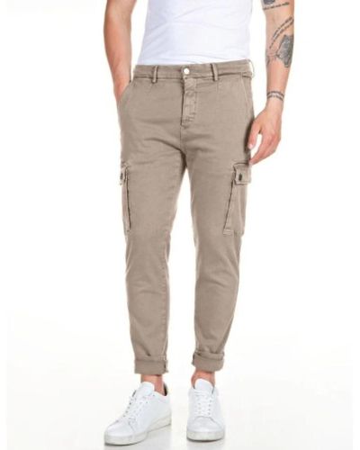 Replay Trousers > slim-fit trousers - Neutre