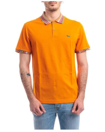 Harmont & Blaine Polo Shirts - Orange