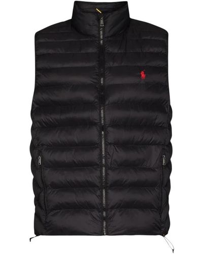 Ralph Lauren Gilet casual poly fill nero