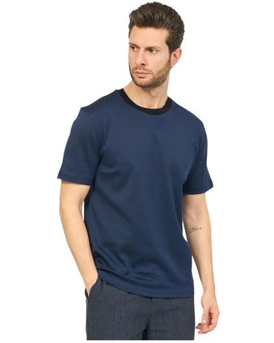 BOSS Blaue t-shirts und polos kollektion