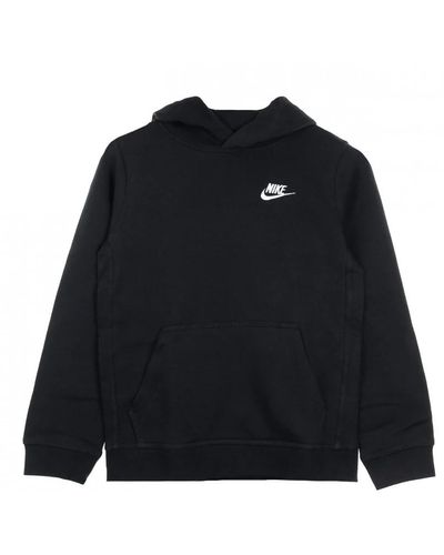 Nike Club pullover hoodie schwarz/weiß