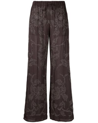 P.A.R.O.S.H. Wide Pants - Brown