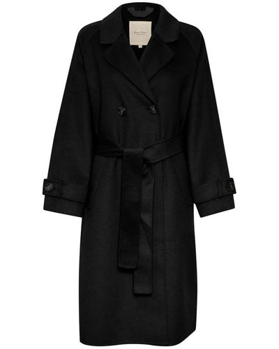 Part Two Belted Coats - Black
