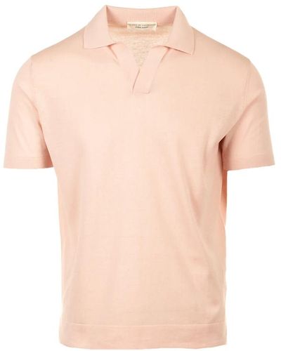 FILIPPO DE LAURENTIIS Rosa skipper polo t-shirts und polos - Pink