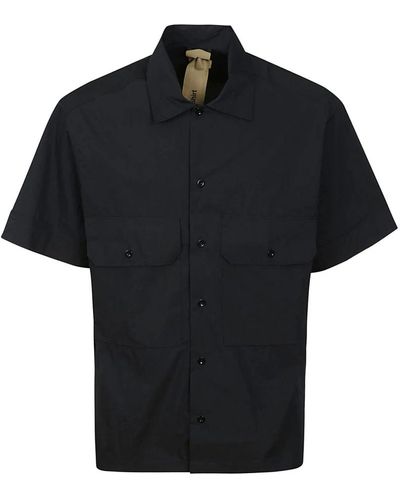C.P. Company Short Sleeve Shirts - Black