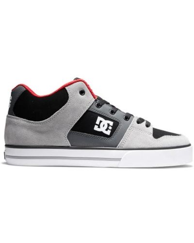 DC Shoes Leder sneaker - Schwarz
