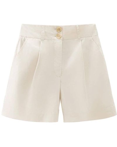 Woolrich Short Shorts - White