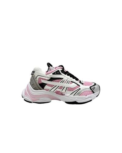 Ash Race sneakers - plata/negro/blanco/bubble gum