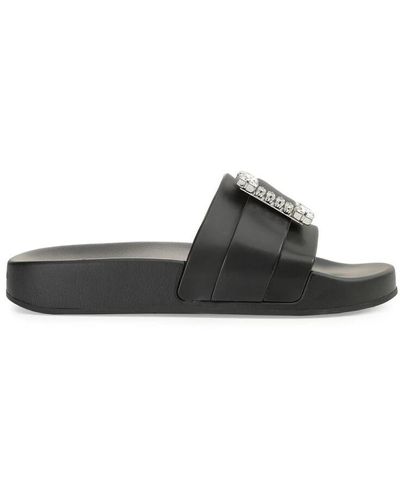 Sergio Rossi Shoes > flip flops & sliders > sliders - Noir