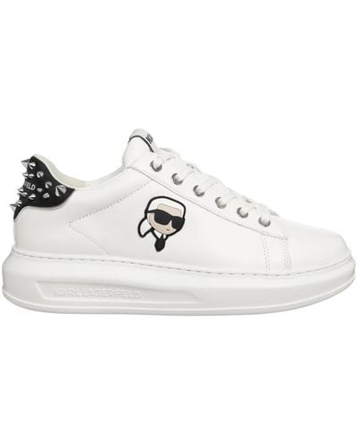 Karl Lagerfeld K/ikonik kapri sneakers - Weiß