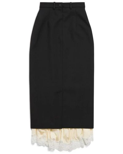 Balenciaga Midi skirts - Negro