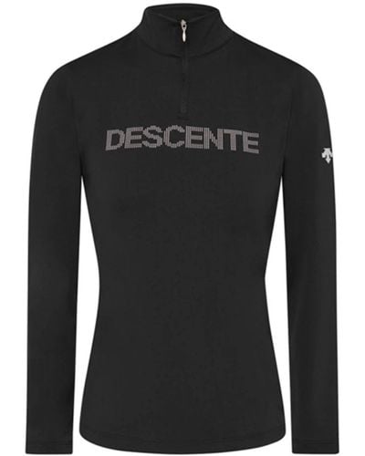 Descente Long Sleeve Tops - Black