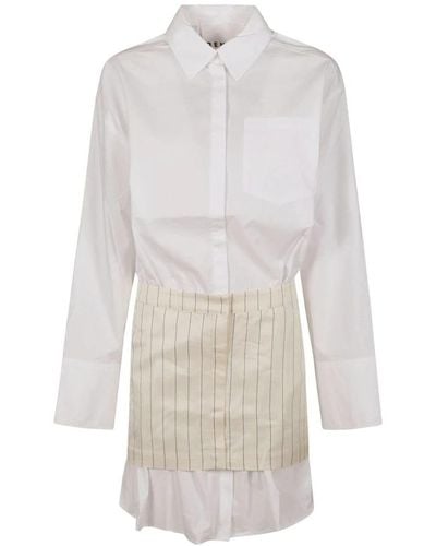 REMAIN Birger Christensen Shirt Dresses - White