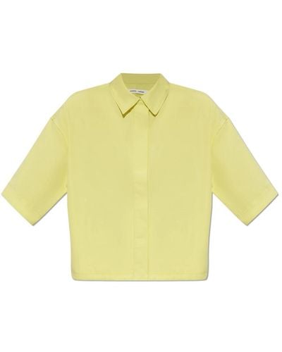 Samsøe & Samsøe Mellow camisa - Amarillo