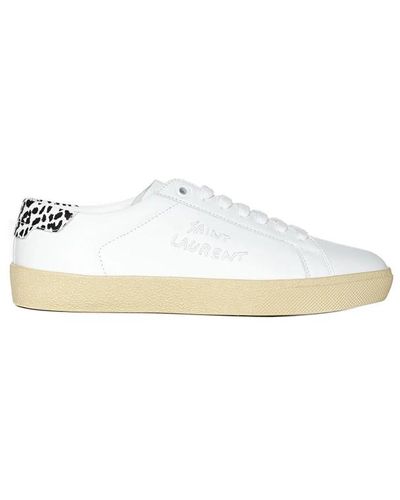 Saint Laurent E Court Sl/06 Sneakers - Weiß