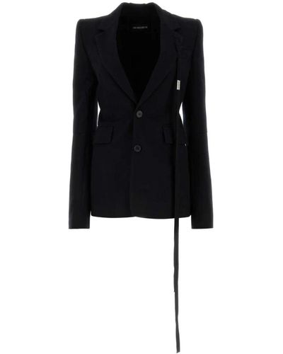 Ann Demeulemeester Jackets > blazers - Noir