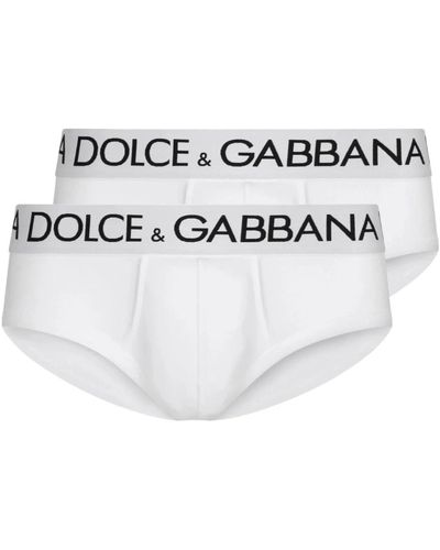 Dolce & Gabbana Weiß optisch slip brando unterwäsche