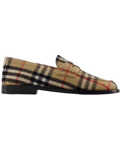 Burberry Shearling loafers - archiv - Braun
