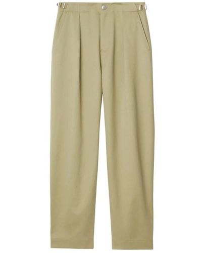 Burberry Wide Trousers - Green