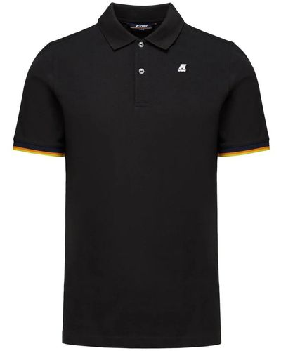 K-Way Polo Shirts - Black