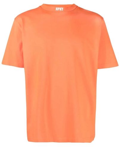 Heron Preston T-shirt logo arancione