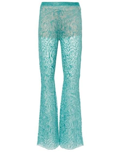 Blugirl Blumarine Trousers > wide trousers - Vert