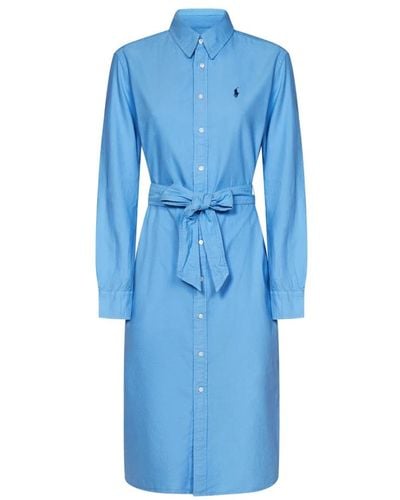 Polo Ralph Lauren Dresses > day dresses > shirt dresses - Bleu