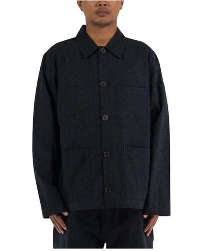Universal Works Giacca coverall - Nero