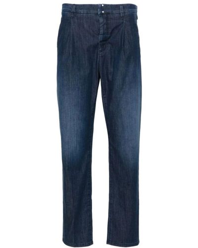 Incotex Denim str jeans - Blau