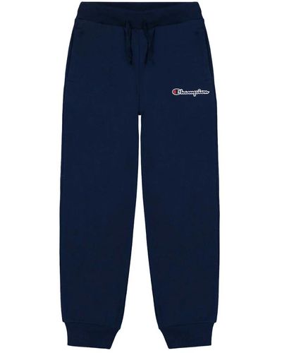 Champion Pantaloni rochester rib cuff pants - Blu
