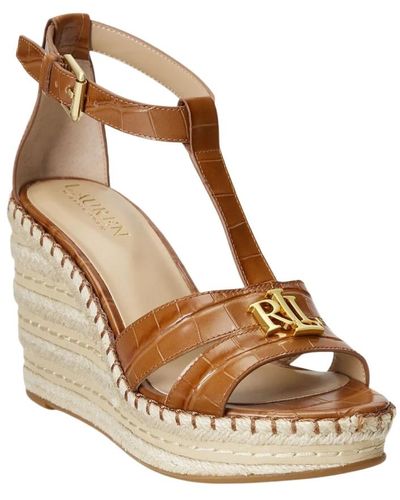 Ralph Lauren Shoes > heels > wedges - Métallisé