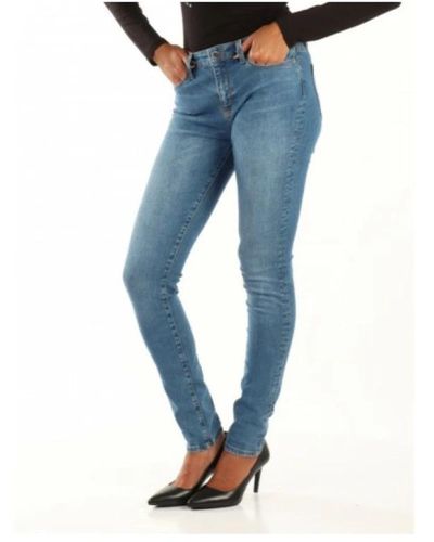 Love Moschino Schmal geschnittene Jeans für Frauen - Blau