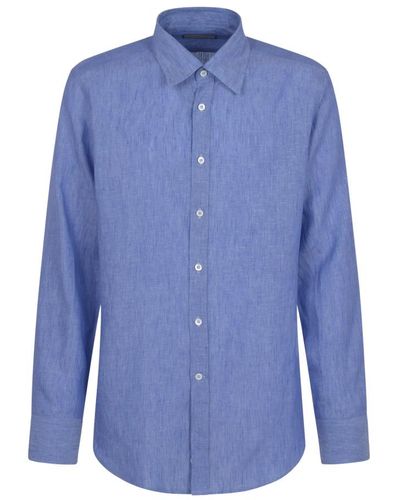Canali Shirts > casual shirts - Bleu