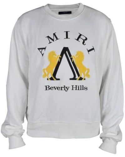 Amiri Trainingshemd mit Beverly Hills Stickerei - Grau