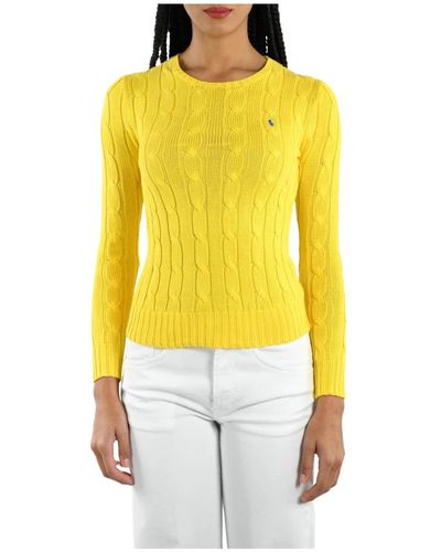 Ralph Lauren Round-Neck Knitwear - Yellow