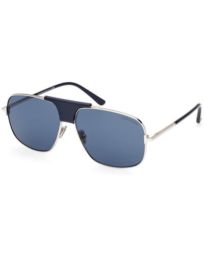 Tom Ford Stylische sonnenbrille ft1096 tex 16v - Blau