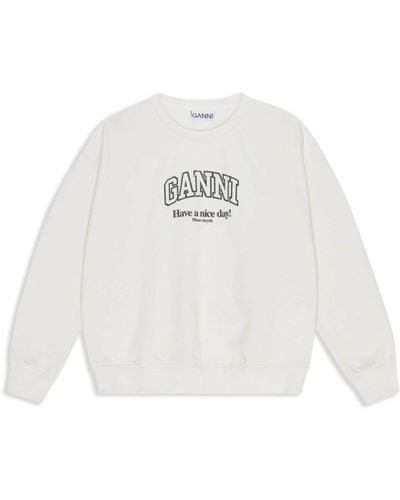 Ganni Sweatshirts - Weiß