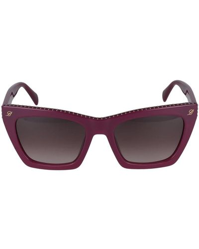 Blumarine Stylische sonnenbrille sbm837s - Lila