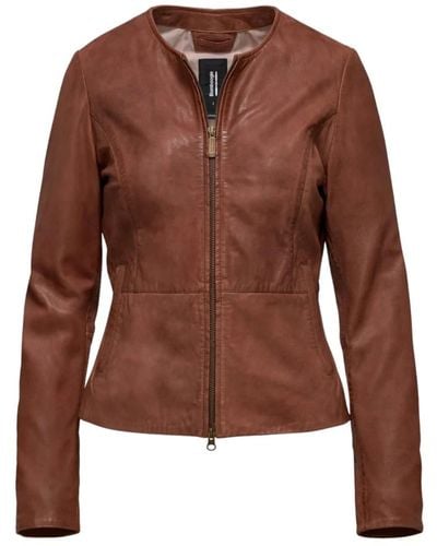Bomboogie Jackets > leather jackets - Marron