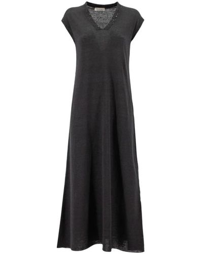 Le Tricot Perugia Dresses > day dresses > maxi dresses - Noir