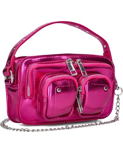 Nunoo Helena schultertasche rosa recyceltes material - Pink