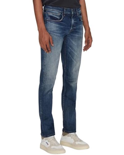 7 For All Mankind Slim-fit Jeans - Blau