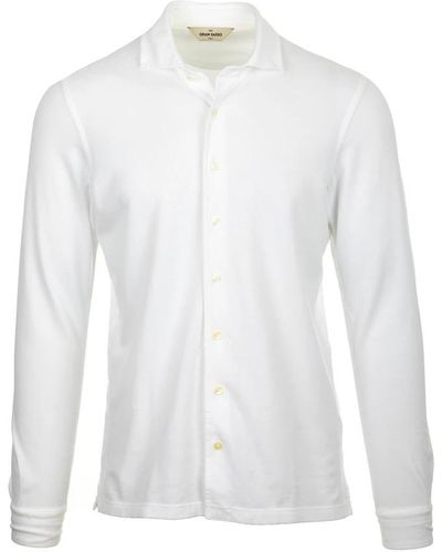 Gran Sasso Casual Shirts - White