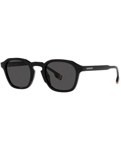 Burberry Schwarze sonnenbrille percy be 4378u,dunkelgrüne/dunkelgraue sonnenbrille