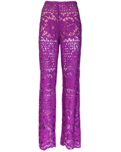 Jucca Trousers > wide trousers - Violet