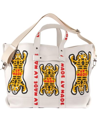 Louis Vuitton Ltd. ed. lv made tiger journey tote - Bianco